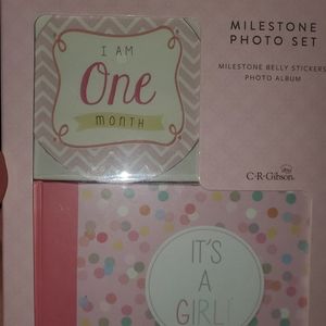 baby girl milestone kit